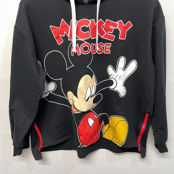 Disney Women Juniors Size XXL 2XL (19) Mickey Mouse Hoodie Sweatshirt M265 -24 - Picture 10 of 15